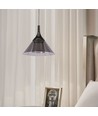 9W LED pendel - 1000lm, 3000K, sort, Ø19,5cm, IP20 indendørs