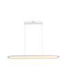 24W LED pendel / hængelampe - 80x104cm, 3000lm, hvid, 3000K, inkl. lyskilde
