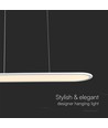 24W LED pendel / hængelampe - 80x104cm, 3000lm, hvid, 4000K, inkl. lyskilde