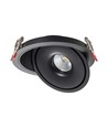 30W LED COB Downlight - 3i1 Sort Hus