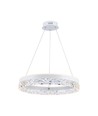 25W LED Designer pendel, Ø50cm - Ring design, hvid, 3000lm, 3000K, varm hvid