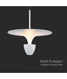 9W LED pendel - 30x320x100cm, 1000lm, 3000K, hvid/grå krop