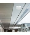 320mm 8W/16W/20W LED bulkhead - Samsung LED chip, IP65, IK08, 3-i-1 CCT, rund, hvid kant