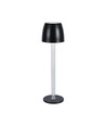 3W genopladelig LED bordlampe, touch dæmpbar - 3000K, 1800mAh, sort, DC 5V