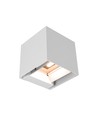 9W Solcelle LED væglampe med sensor - Hvid, IP65, PIR bevægelsessensor, 4000K, COB LED