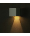 9W Solcelle LED væglampe med sensor - Hvid, IP65, PIR bevægelsessensor, 4000K, COB LED