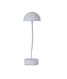 3W genopladelig LED bordlampe med touch dæmp - 3000K, hvid, 5V, inkl. batteri