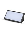 20W LED udendørs væglampe - IP65, 110° lysspredning, grå/sort finish