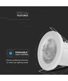 VT-820 Spotlight 5W - Samsung Chip, 4000K, Hvid