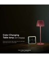 2,7W LED bordlampe - touch dæmpbar, 3i1, brun