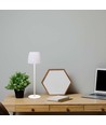 2,7W genopladelig LED bordlampe, hvid - Touch dæmpbar, 3-i-1 CCT, USB-C, højde 34cm
