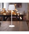 2,7W genopladelig LED bordlampe, hvid - Touch dæmpbar, 3-i-1 CCT, USB-C, højde 34cm