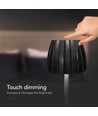2,7W LED bordlampe - Touch, dæmpbar, 3i1, sort
