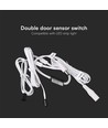 Dobbelt sensor til dør / låge - 12V/24Vm maks belastning 60W