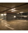 150cm 48W vandtæt komplet LED armatur, Gennemfortrådet - 6240lm, 130lm/W, IP65, 6 års garanti