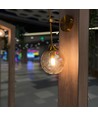 E14 6W LED filament kronepære - P45, 600lm, klar glas