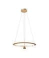 45W LED pendel, Ø60cm, børstet guld - 5500lm, 4000K, designer hængelampe, IP20