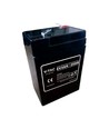 6V 4Ah blybatteri - 70x47x107mm, genopladeligt, VRLA, AGM-batteri