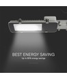 50W LED Gadebelysning - Samsung Chip, 6500K, Grå Hus