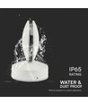 6W Væglampe - LED, 3000K, IP65, Hvid Hus