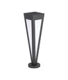 2W LED solcelle havelampe - 3000K, sort, 3.7V batteri, IP-klasse, op til 8 timers drift