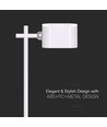 Opladelig 3-i-1 LED lampe - Magnetisk, dæmpbar, CCT, op/ned lys, hvid, inkl. fod og 2 stk. monteringsbeslag