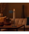 Opladelig 3-i-1 LED lampe - Magnetisk, dæmpbar, CCT, op/ned lys, sort, inkl. fod og 2 stk. monteringsbeslag