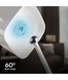 5W LED magnetisk solcelle bordlampe - Touch dæmpbar, CCT, IP65, hvid, transportabel, genopladelig