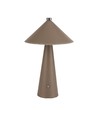 3W LED Bordlampe - Genopladelig, Touch-Dæmpbar, 3i1, Brun, Hus