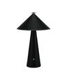 3W Bordlampe - LED Opladbar, Touch dæmpbar, 3i1, sort, hus