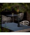 3W Bordlampe - LED Opladbar, Touch dæmpbar, 3i1, sort, hus