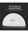 10W væglampe - LED, PIR sensor, Samsung chip, 4000K, hvid hus