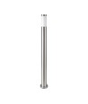 110 cm Pullertlampe, E27 - rustfrit stål hus, satin nikkel, IP44