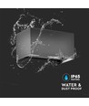 24W LED væglampe med op/ned lys - IP65, grå, 4000K, 20cm høj, aluminium, udendørs