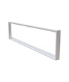 120x30 påbygningsramme til LED panel - Hvid, 295 x 1195 mm, til direkte montering på loft