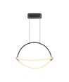 12W Hænge Pendel Lampe - LED, 400mm, 3000K, Sort Hus