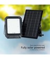 10W Solpanel Projektør - 4000K, Med Fjernbetjening, IP65