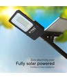 LED solcelle gadelampe - Hybrid serie, 6500K
