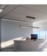 36W LED lineært pendel armatur, 3IN1 CCT - 2880lm, mat grå, Samsung LED, inkl. wireophæng