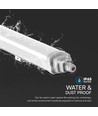 150cm 48W vandtæt komplet LED armatur - Samsung LED chip, 120lm/W, IP65, 6500K