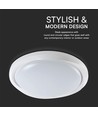 60W LED loftslampe med fjernbetjening - Ø49,2cm, dæmpbar, 3-i-1 CCT, 100lm/W, natlys funktion