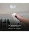 LED Designer Loftslampe - 30W/60W/30W, Fjernbetjening, Dæmpbar, Cyklon Dæksel