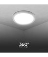 60W LED loftslampe med fjernbetjening - Ø49,2cm, dæmpbar, 3-i-1 CCT, 100lm/W, natlys funktion