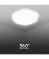 60W Designer LED loftslampe med fjernbetjening - 6000lm, dæmpbar, 3-i-1 CCT, inkl. lyskilde