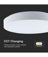 40W Dæmpbar LED loftslampe - Ø40cm, CCT, 3 lyskulører, fjernbetjening