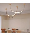 LED Designer Hændelampe - 3000K, brun hus.