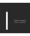 5W LED Designer pendel - 600lm, Metal + Glas, Ø5,5cm, inkl. lyskilde