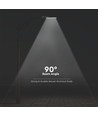 100W LED Gadelampe - Samsung Chip, Adaptor, 6500K