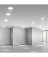 3W Ø9,1cm LED indbygningspanel - Samsung LED chip, Hul: Ø7,7-8,2 cm, Mål: 9,1 cm