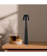3W genopladelig LED bordlampe, sort - Dæmpbar CCT, 3-trins touch, inkl. USB kabel